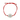 Pulsera Hilo Medalla 18mm roja - Atesorame