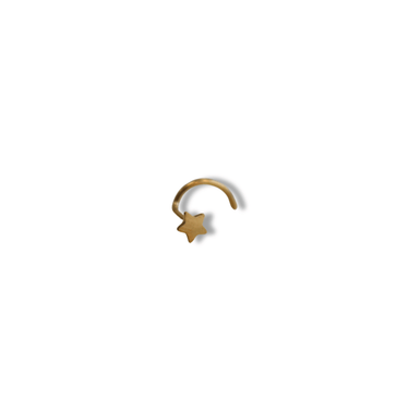 Piercing nariz Titanio Star Gold - Atesorame