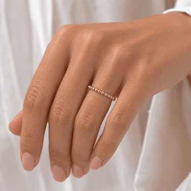 Anillo Ball 2mm oro 14k - Atesorame