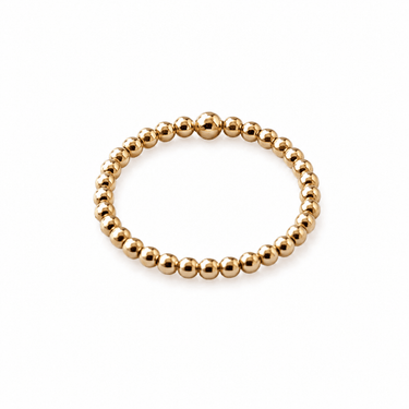 Anillo Ball 2mm oro 14k - Atesorame