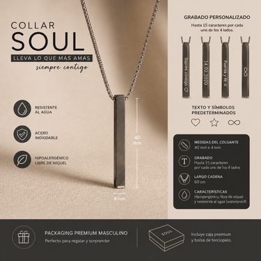 Collar Personalizado Soul Silver