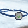 Pulsera Personalizada Tejida Azul - Atesorame