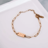 Personalized Gold Links Bracelet - Atesorame