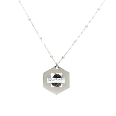 Collar mujer medalla hexagonal - Atesorame