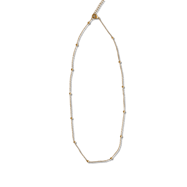 Cadena 45 cm Dots Acero - Atesorame