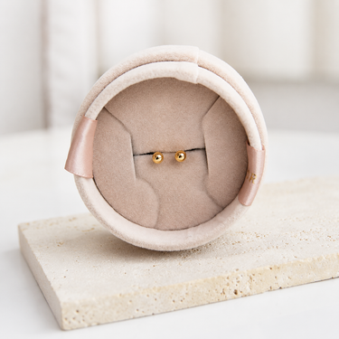 Abridores Tope Rosca Ball 4mm Oro 18K - Atesorame
