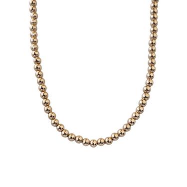 Collar Ball 5mm oro 14k - Atesorame
