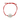 Pulsera Hilo Medalla 18mm roja - Atesorame