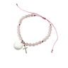Pulsera Personalizada Cuarzo Rosado - Atesorame