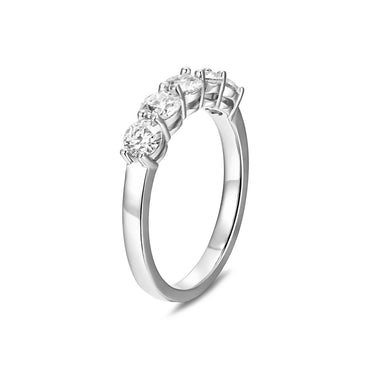 Anillo Moissanita Cintillo