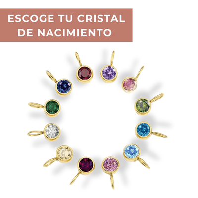 Charm Cristal de Nacimiento Gold