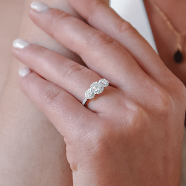 Anillo Moissanita Dinasty