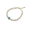 Pulsera Stella Perlas Naturales Amazonita - Atesorame