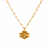 Collar Flor de Loto tridimensional Gold - Atesorame