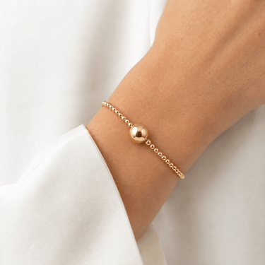 Pulsera Domo oro 14K - Atesorame
