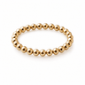 ANILLO BALL 3MM ORO 14K - Atesorame