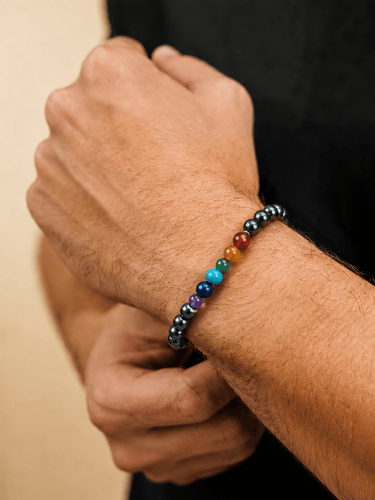 Pulsera Chakra Hematita Men - Atesorame