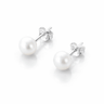 Aros Perlas Naturales 6mm - Atesorame