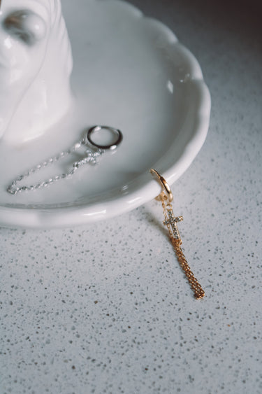 Argolla Cross Shine Unidad Gold - Atesorame