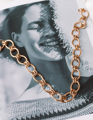 Collar Oversize Cote Gold - Atesorame