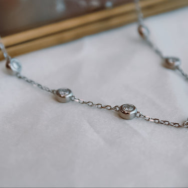 Collar Moissanita Elena Silver 20