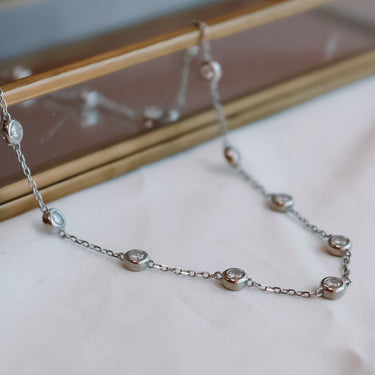 Collar Moissanita Elena Silver 20