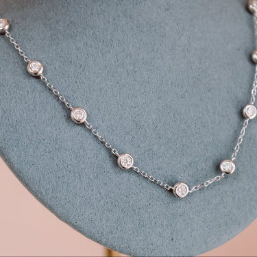 Collar Moissanita Elena Silver 20