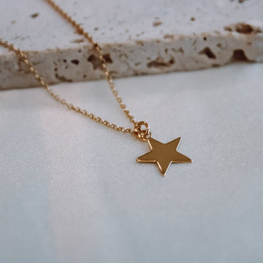 Collar Slim Star Gold - Atesorame