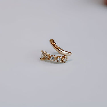 Earcuff Doble Sofia Gold - Atesorame