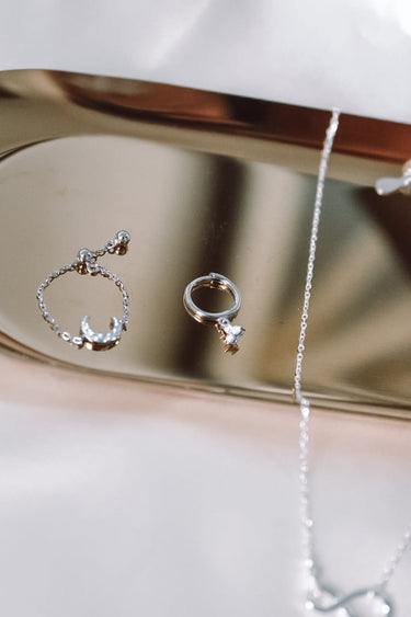 Anillo Moon Plata Ajustable - Atesorame