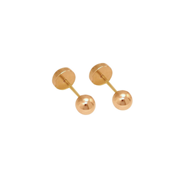 Aros Abridores Ball 4mm oro 18k