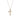 Collar Cross Cristal Gold - Atesorame