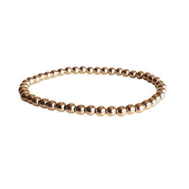 Pulsera Ball 4mm oro 14K