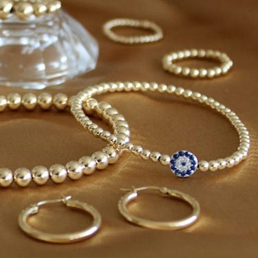 Pulsera Ball Protección oro 14K