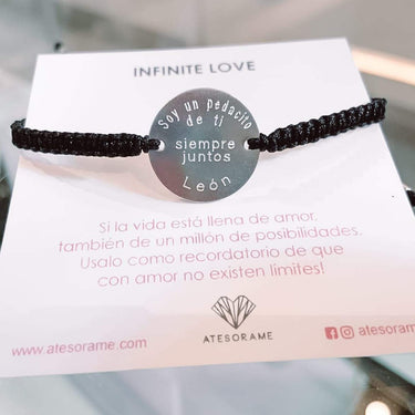 Pulsera Tejida Negra