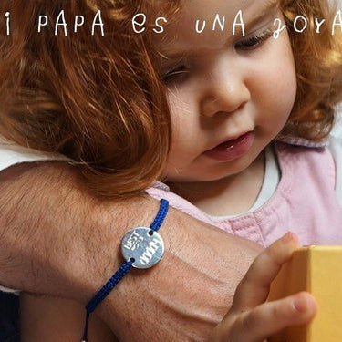 Pulsera Personalizada Tejida Azul