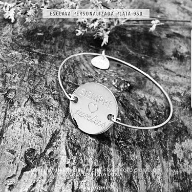 Esclava Medalla Plata