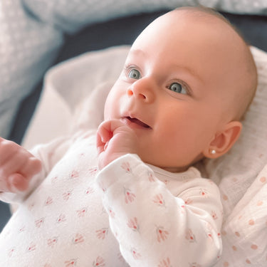 Aros Abridores Perla Cultivada 4mm Oro 18K