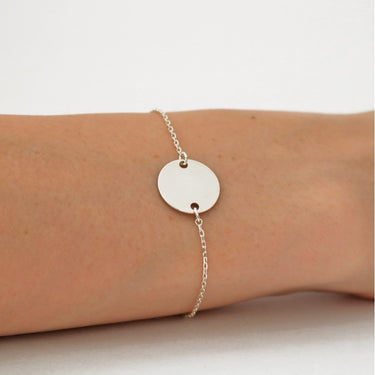 Pulsera Grabada Medalla 18mm