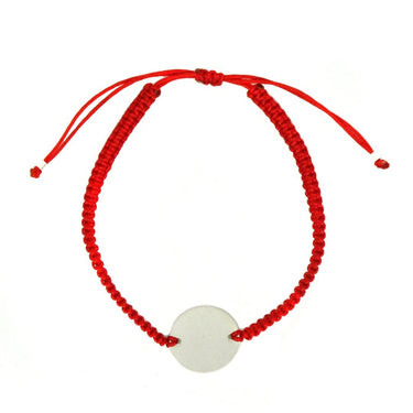 Pulsera Tejida Roja