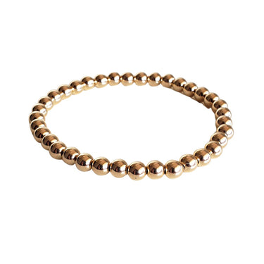 Pulsera Ball 5mm oro 14K
